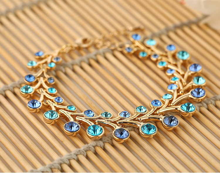 Fashion Jewelry Accessories Colorful Zircon Wedding Rhinestone