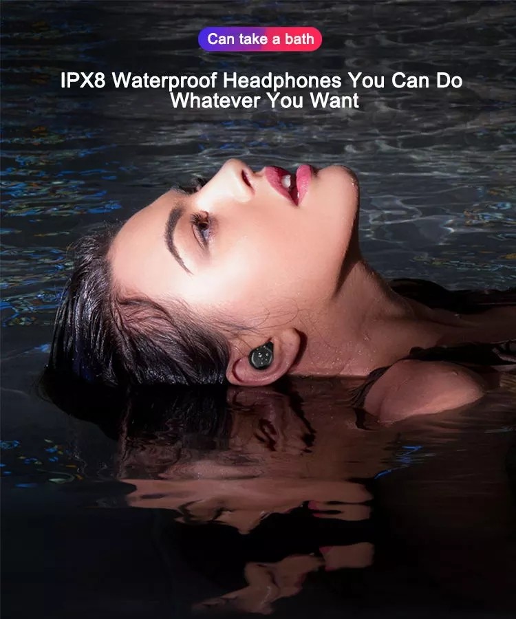 mini TWS Waterproof Bluetooth V5.0 Earphone Earbuds