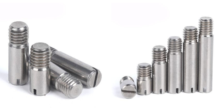 Stainless Steel Slotted Headless Screws With Shank