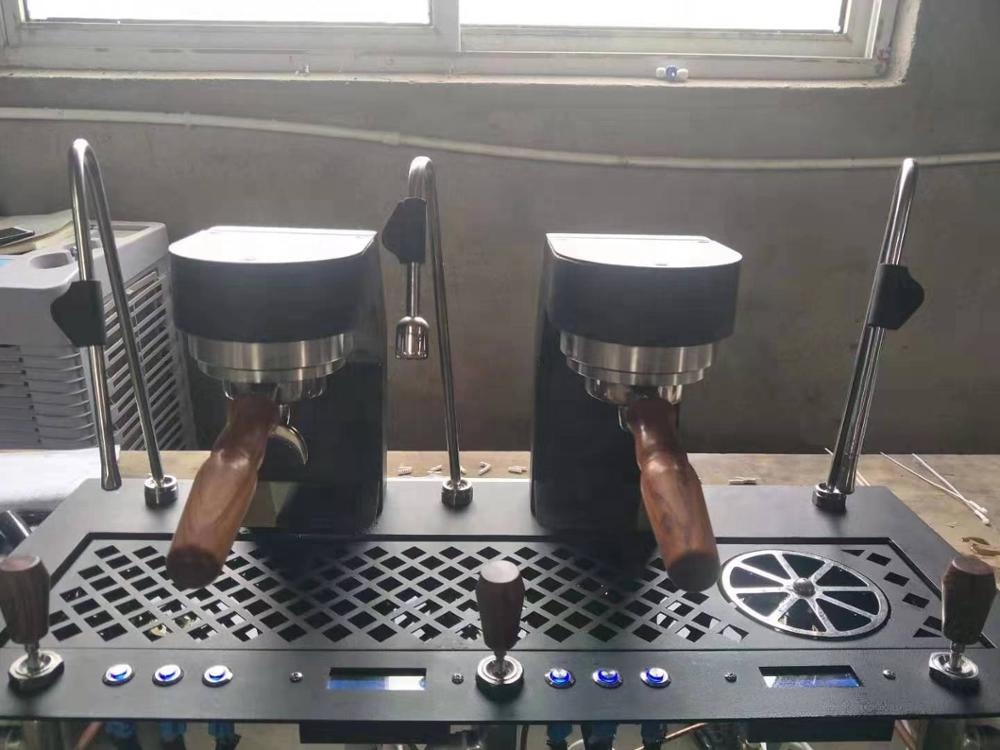Cina Macchina per caffè espresso sottobanco a due gruppi Produttori