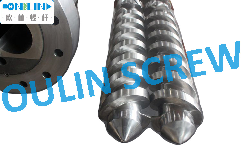 Battenfeld Bex 107-22 Tornillo y cilindro paralelo doble para PVC, PE WPC Hois, Perfiles