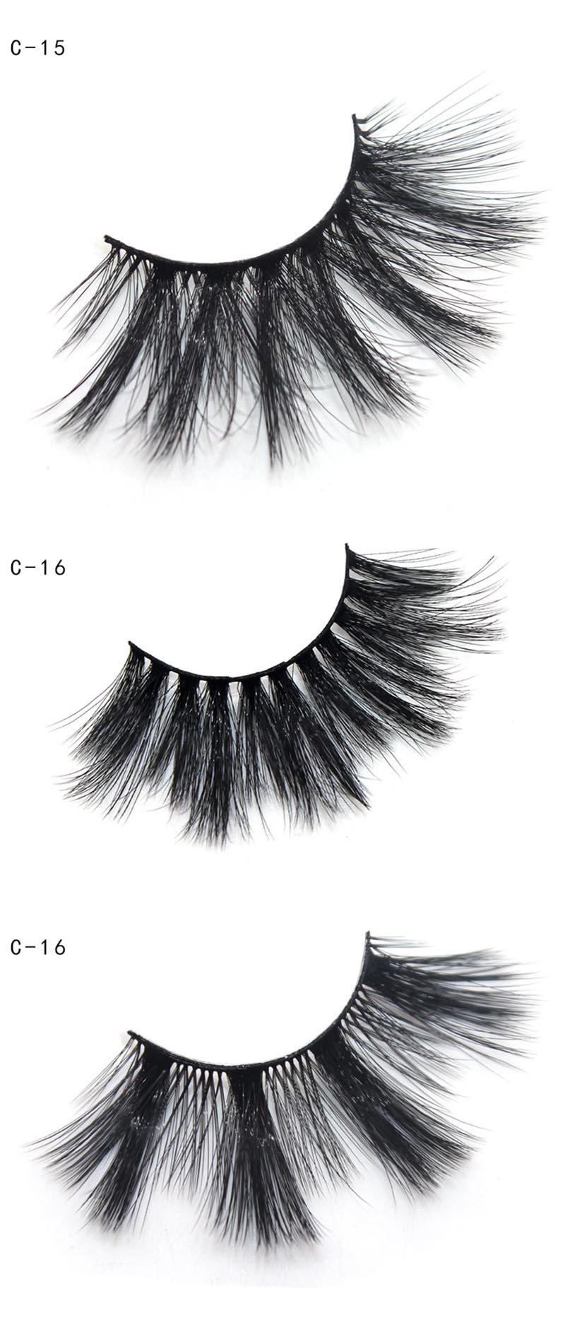 5D Faux Mink Lashes Silk False Eyelash 25MM