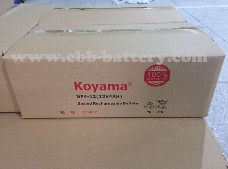 Koyama 12V1.3ah Valve Regulated Lead Acid Batteries for Emergency Lighting