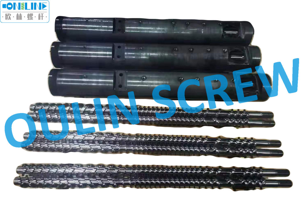 Tpm 1300mm 65-22 Twin Parallel Screw and Barrel for PVC Extruder