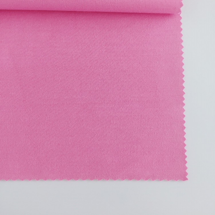 Pink Rayon Weft Roma Fabric