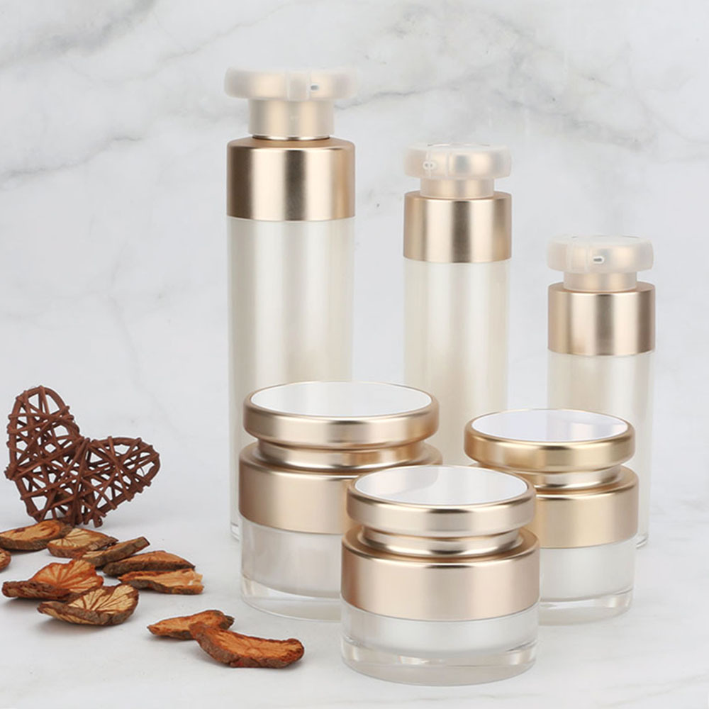 Luxury Double-layer Acrylic cosmetic cream bottle