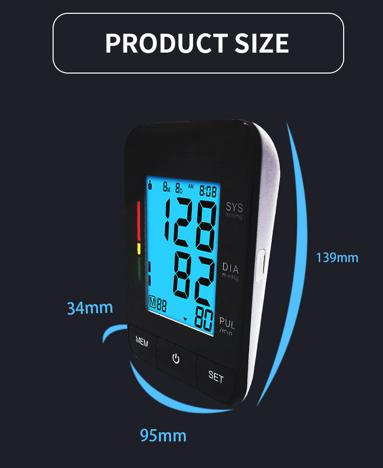 automatic usb arm digital blood pressure monitor