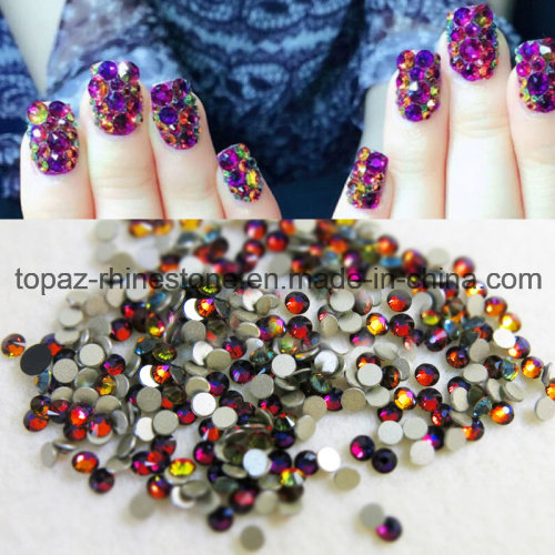 2016 Non Hotfix Crystal Flatback Rhinestones for Nailart (FB-ss20/rainbow 3A)