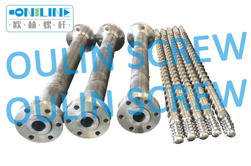 50mm Bimetallic Film Blowing Machine Screw and Barrel for Recycled HDPE