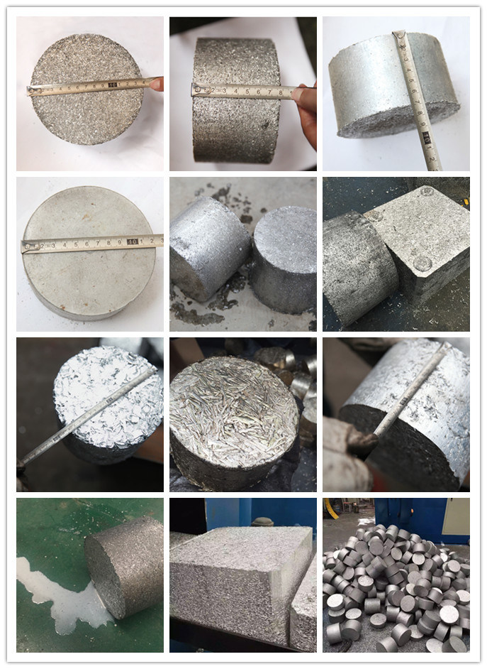 Prensa de briquetas de aluminio de chatarra Y83L-360 con Ce (fábrica)