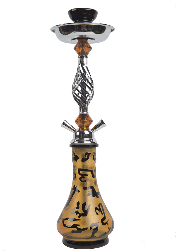 Shisha Steam Stones Red Iron Hookah Small Shisha Glass Vase, High