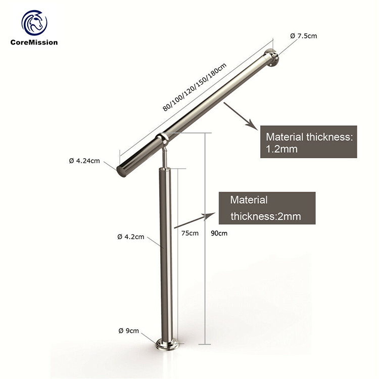 Rustproof Foyer Handrail