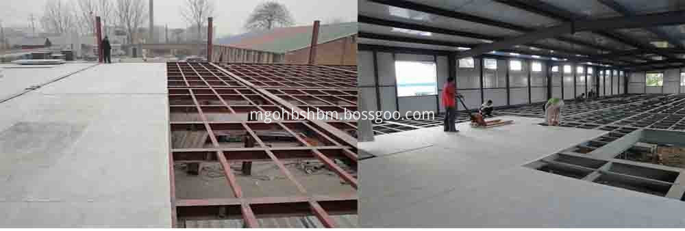 High Strength Reinforced Fiber Cement Board for Floor