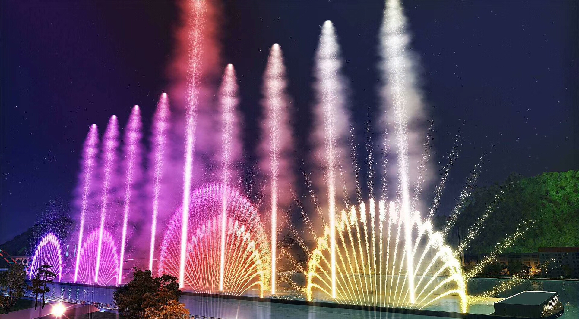 LED Fountain Light