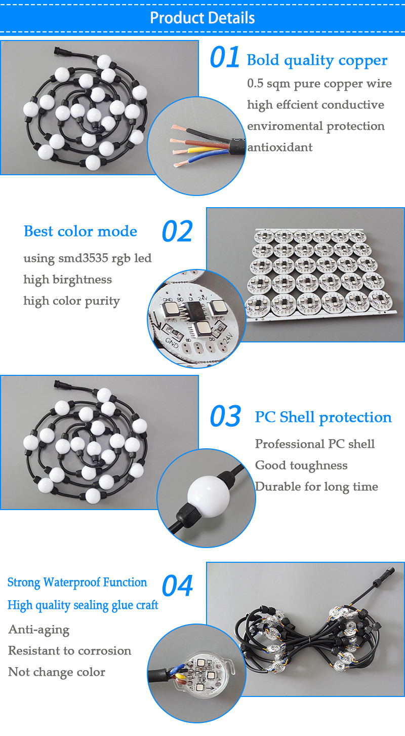 led ball lights