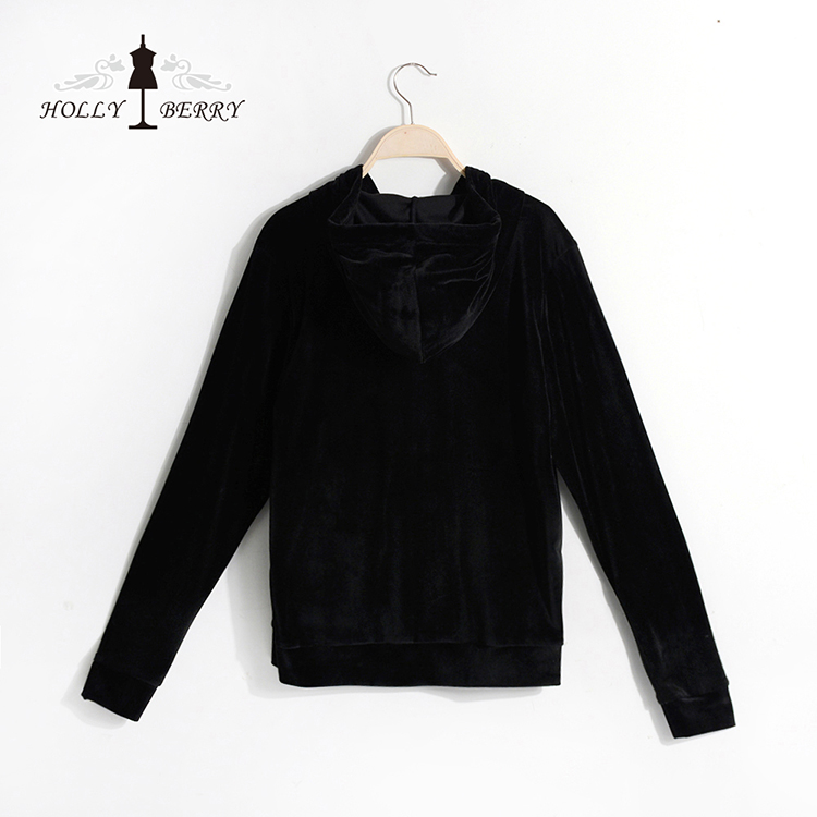 Autumn Black Sweatshirt