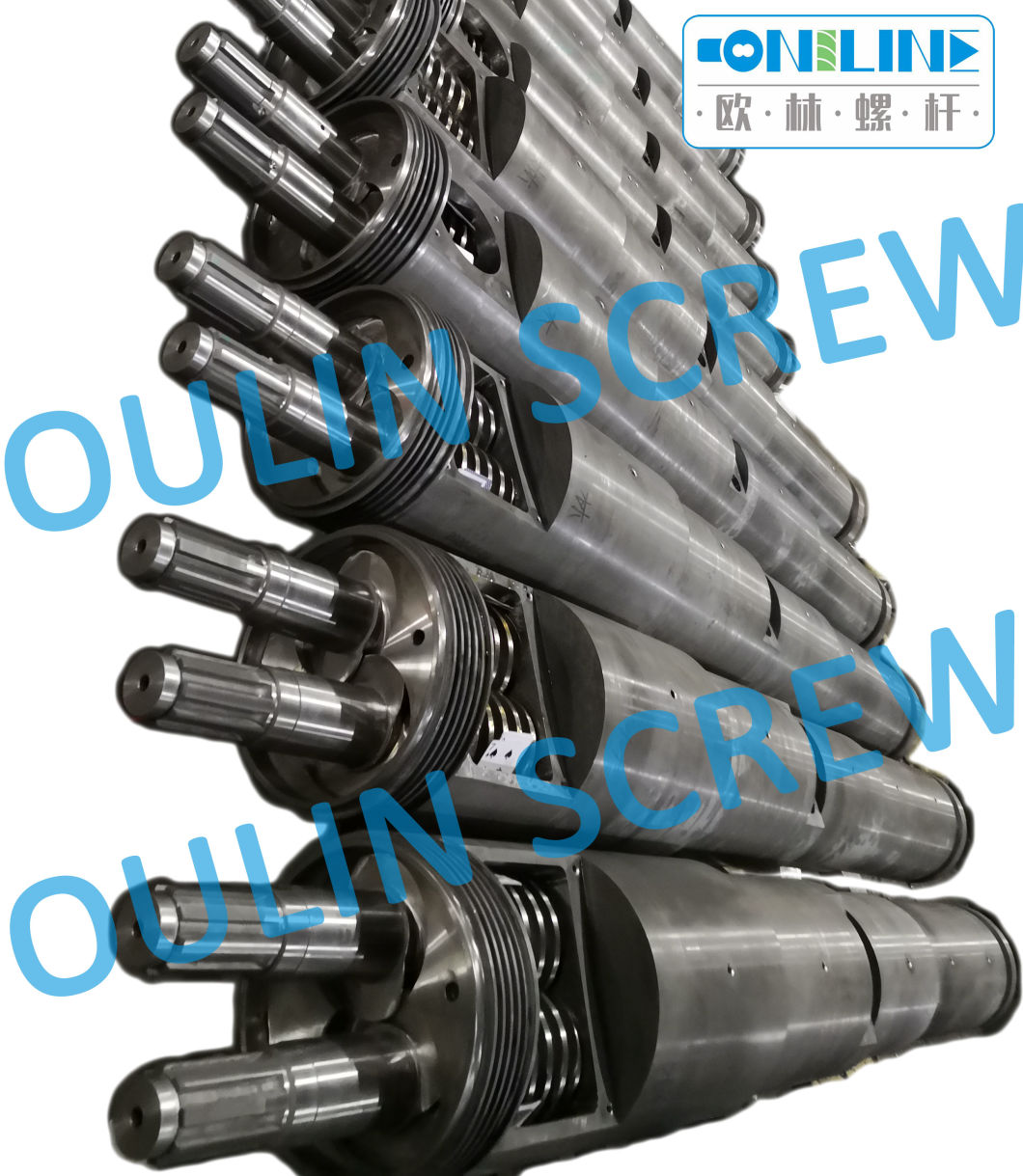 JWELL 80/156 parafuso cônico e barril gêmeos para tubo de PVC