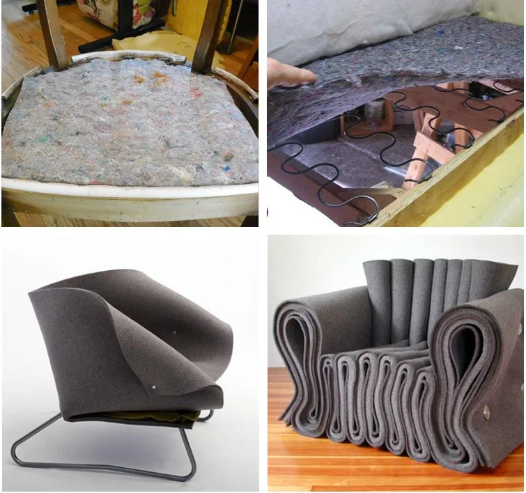 Cubierta gris reciclada del cojín del colchón del fabricante de China