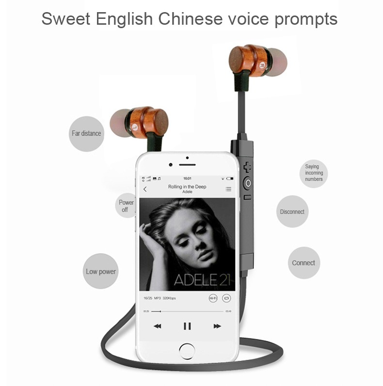 Wooden earphone Wooden earphone