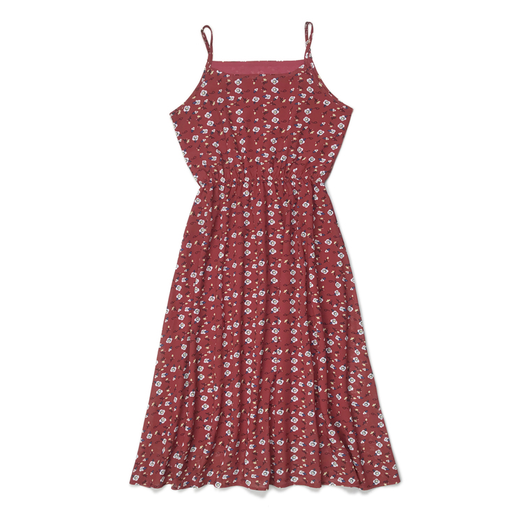 Retro Chiffon Floral Printed Dress