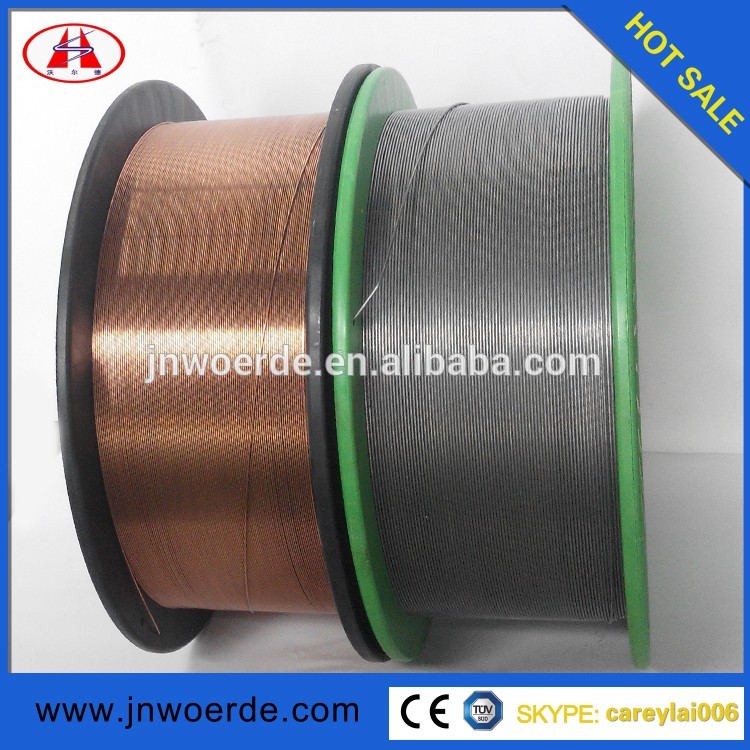 Sg2 Plated Copper Welding Wire / Copper Plated Steel Wire Er70s-6