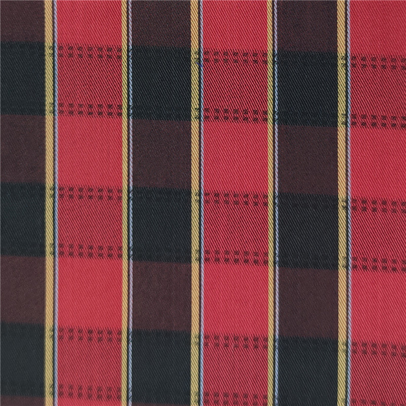 100% Cotton Plaid Fabric