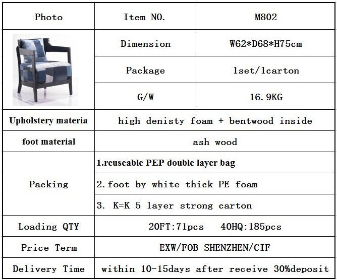 Wohnzimmer Jeans Holz Lounge gelegentlich Stuhl
