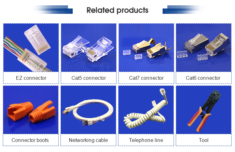 RJ11 6P4C connector Black