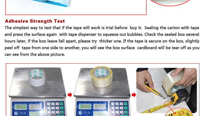 Acrylic Adhesive Carton Sealing Tape