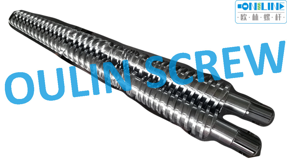 55/105 Twin Conical Screw and Barrel for PVC Machine