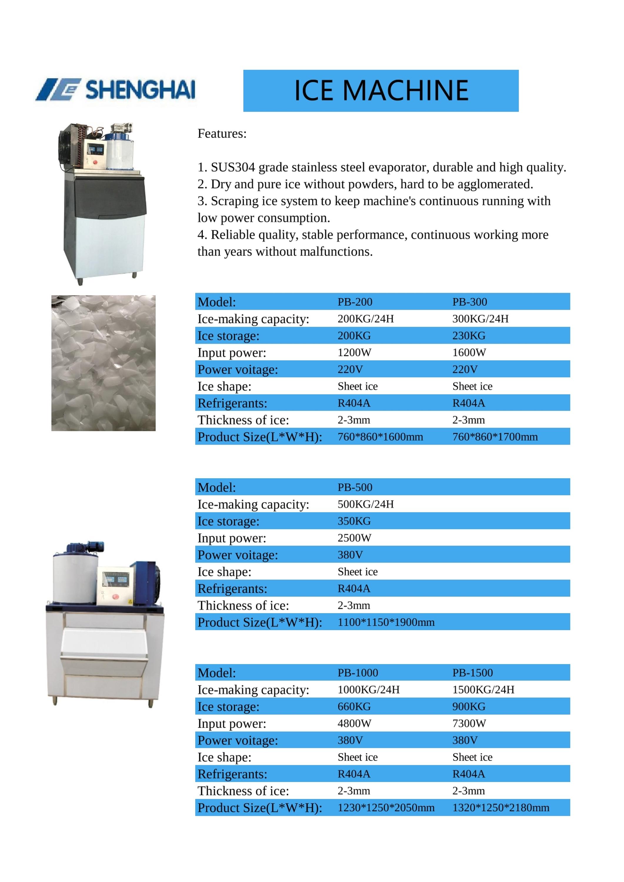 Large Scale Ice Production Machine