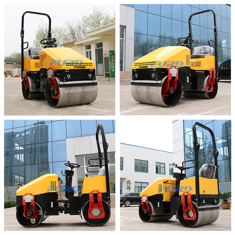 Soil Asphalt 1 Ton Compactor Vibratory Roller (fyl890), High Quality