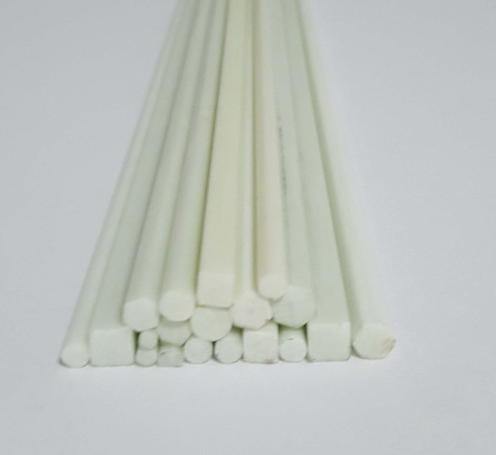 4mm white pole