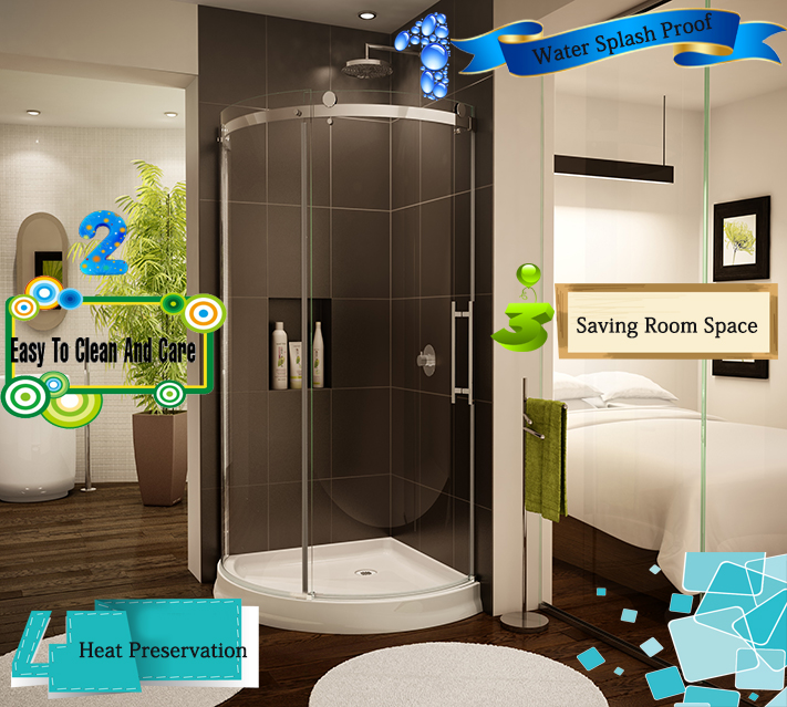 bathroom tempered glass