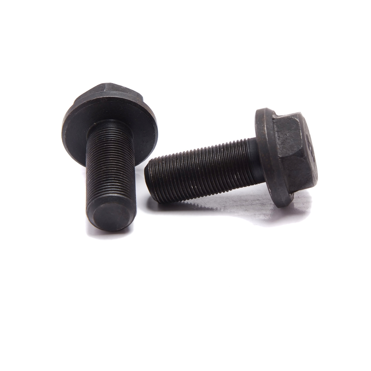 black oxide hex flange bolts