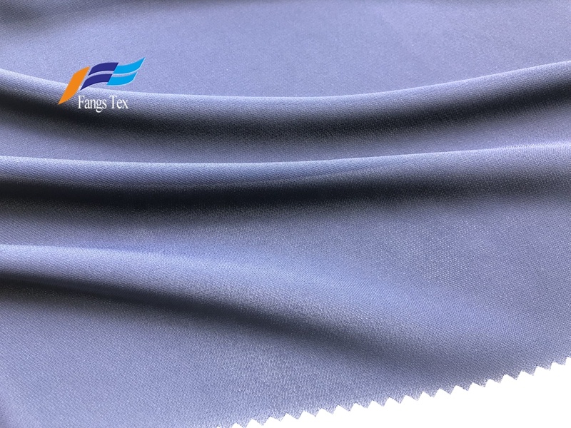 100% Polyester Diamond Mess Twill Dyed Garment Fabric 2