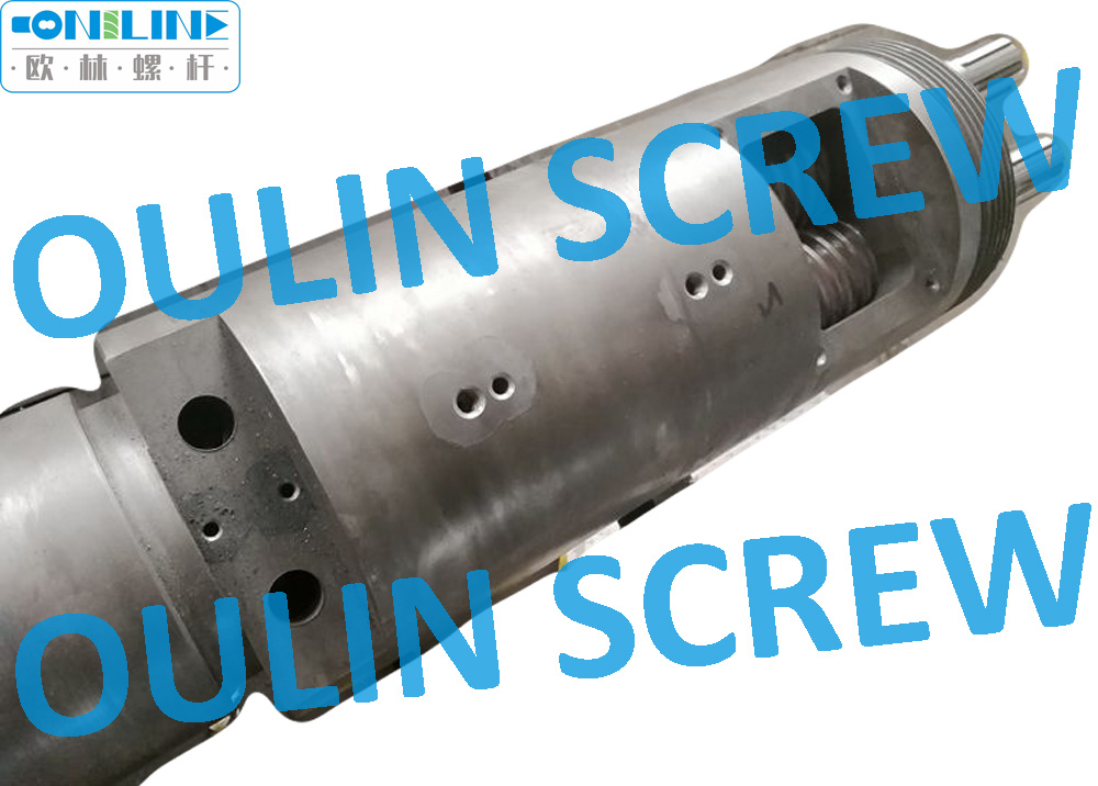 Produce 45/90 Twin Conical Screw Barrel for PVC Extrusion