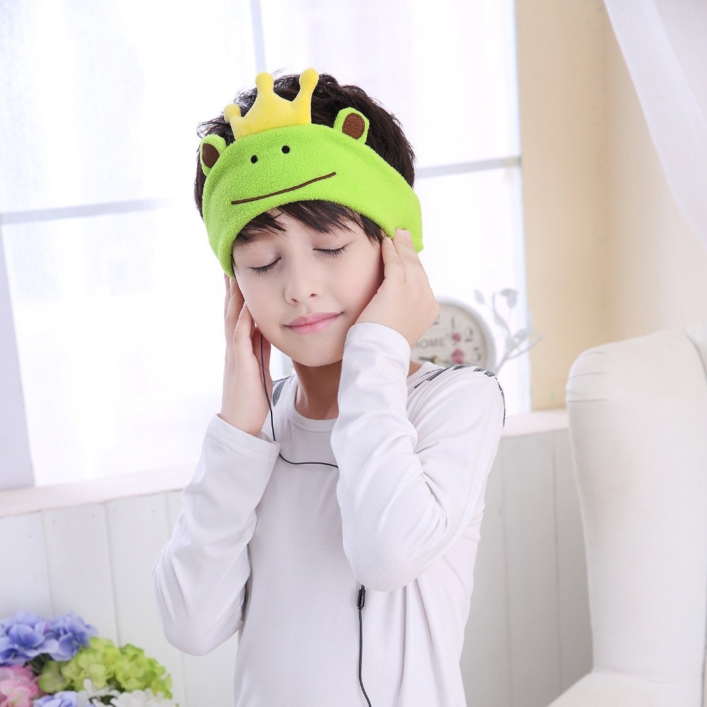 Children Lovely Animals Cartoon Sleeping Headband Ear Phone