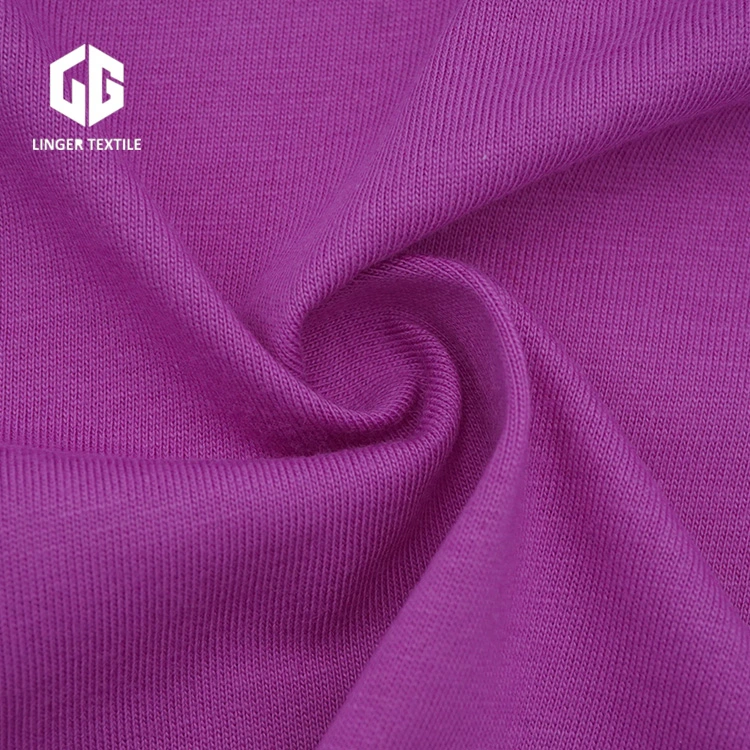 100%Cotton Carded Single Jersey Cotton Fabric for Textile