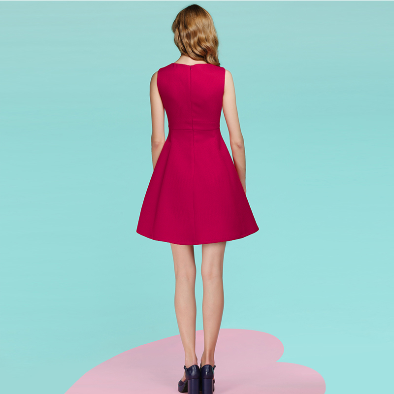 Black Vintage Dress For Lady