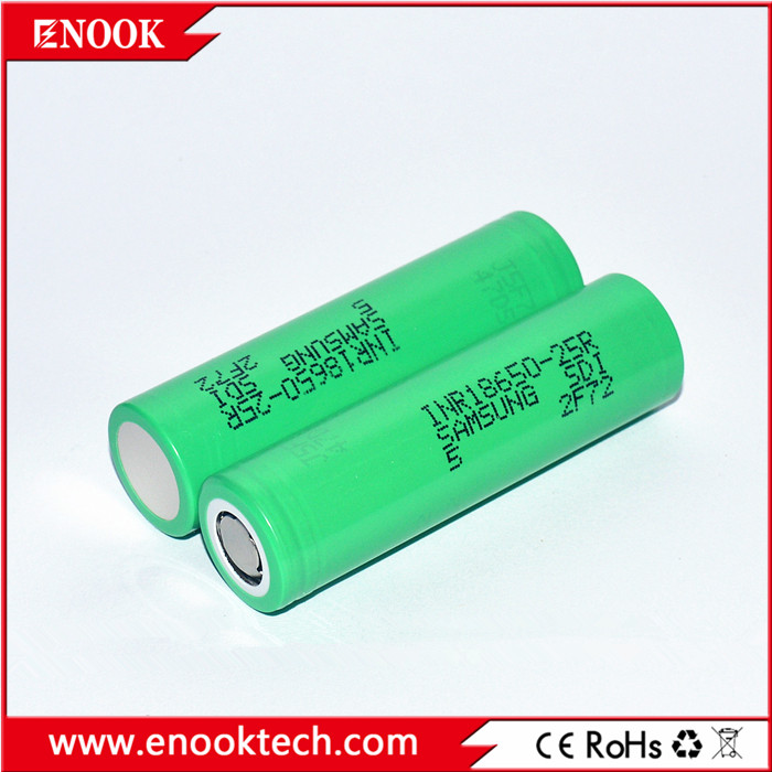 2017 Great Selling Samsung 25R 3.7V Battery