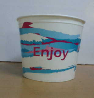 Custom Printed Paper Popcorn Cup, Popcorn Bucket, Popcorn Tub