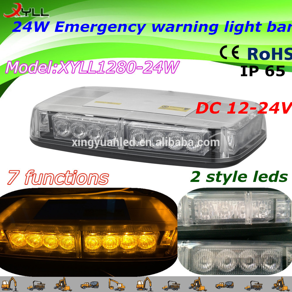 New Arrival Led 24w Work Mini Light Bar For Used ,amber Emergency