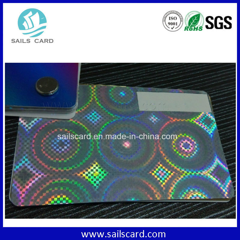 PVC ID Card or Smart Card with Hologram Overlay for Anti-Fake