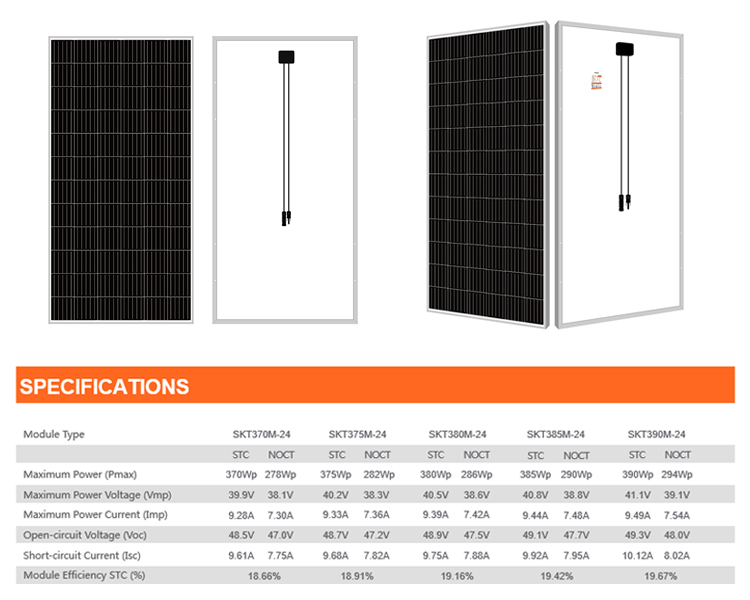 Standard Mono Solar Panel 