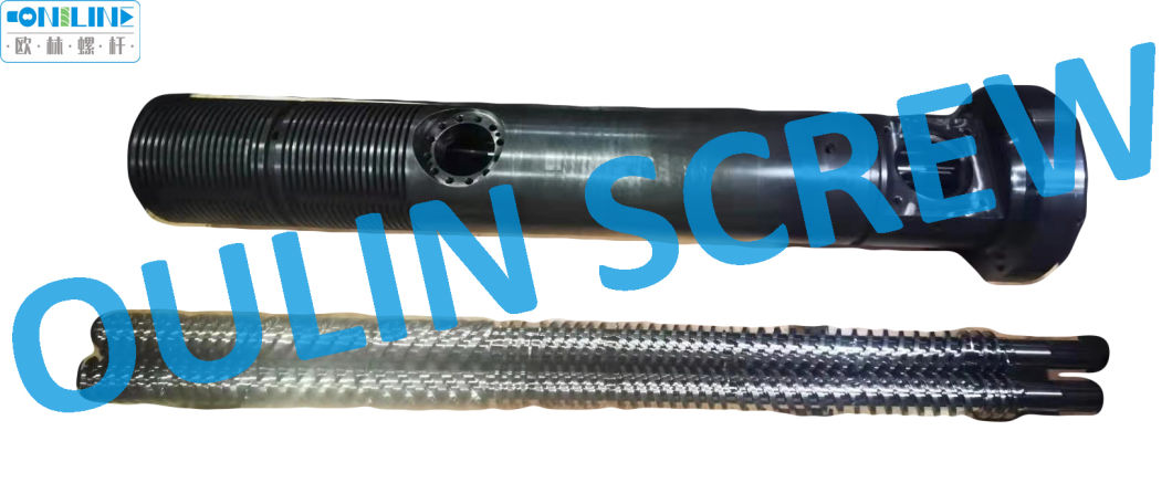 Germany Reifenhauser 99mm Twin Parallel Screw and Barrel for PVC Extrusion