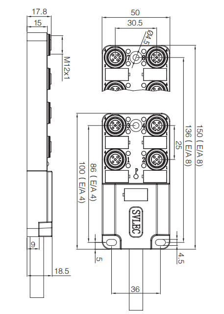 Junction Box with Cable Junction Box with Cable