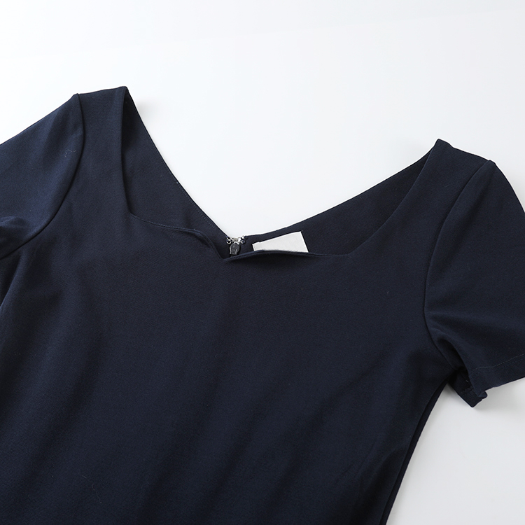 Short Sleeve Slim Dress for Ladies