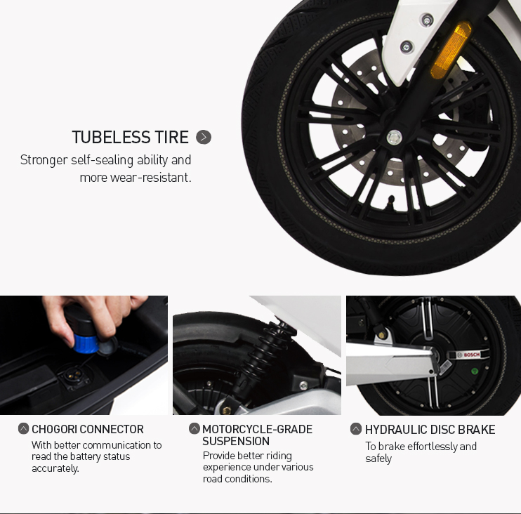 Removable Lithium Battery Electric Motorcycle Scooter