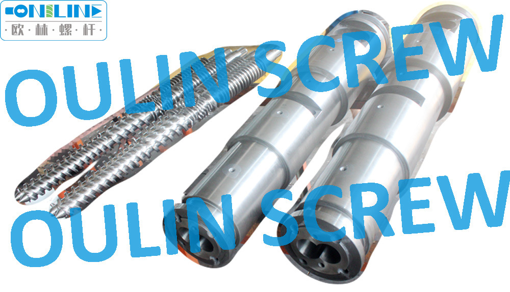 55/120 Twin Conical Screw Barrel for Jwell PVC Extrusion